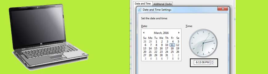 Laptop Date or Time not Set